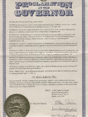 Governor's Proclamation — 2003